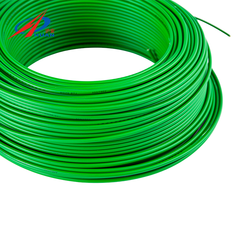 Fil isolé résistant au feu en polyoléfine réticulée WDZN-BYJ 450/750 V et moins