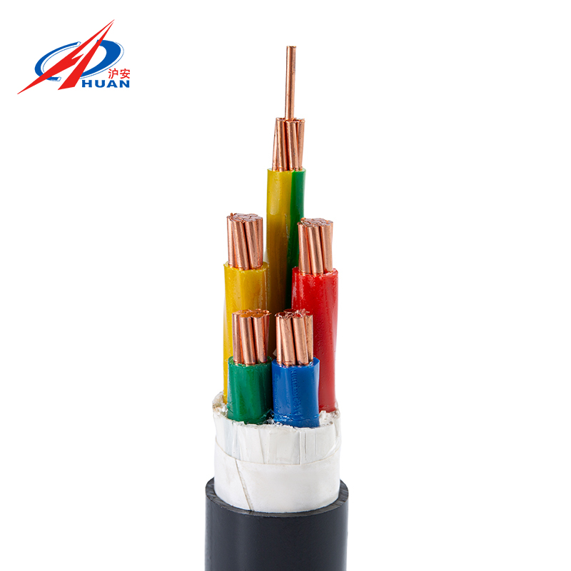WDZ-YJY 0,6/1KV Câble d'alimentation ignifuge isolé en polyéthylène réticulé à noyau de cuivre, gaine de protection en polyoléfine sans halogène, à faible fumée
