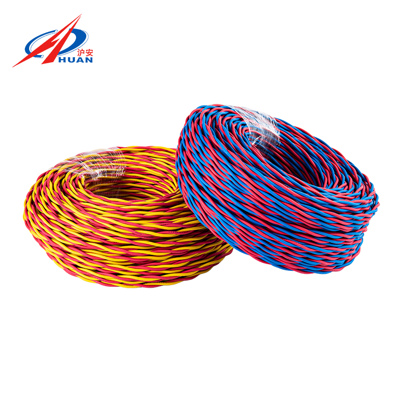 WDZN-RYJS(P) Fil à paire torsadée résistant au feu, fil flexible à paire torsadée ignifuge A/B/C, disponible en différentes couleurs