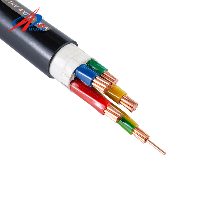 WDZ-YJY 0,6/1KV Câble d'alimentation ignifuge isolé en polyéthylène réticulé à noyau de cuivre, gaine de protection en polyoléfine sans halogène, à faible fumée