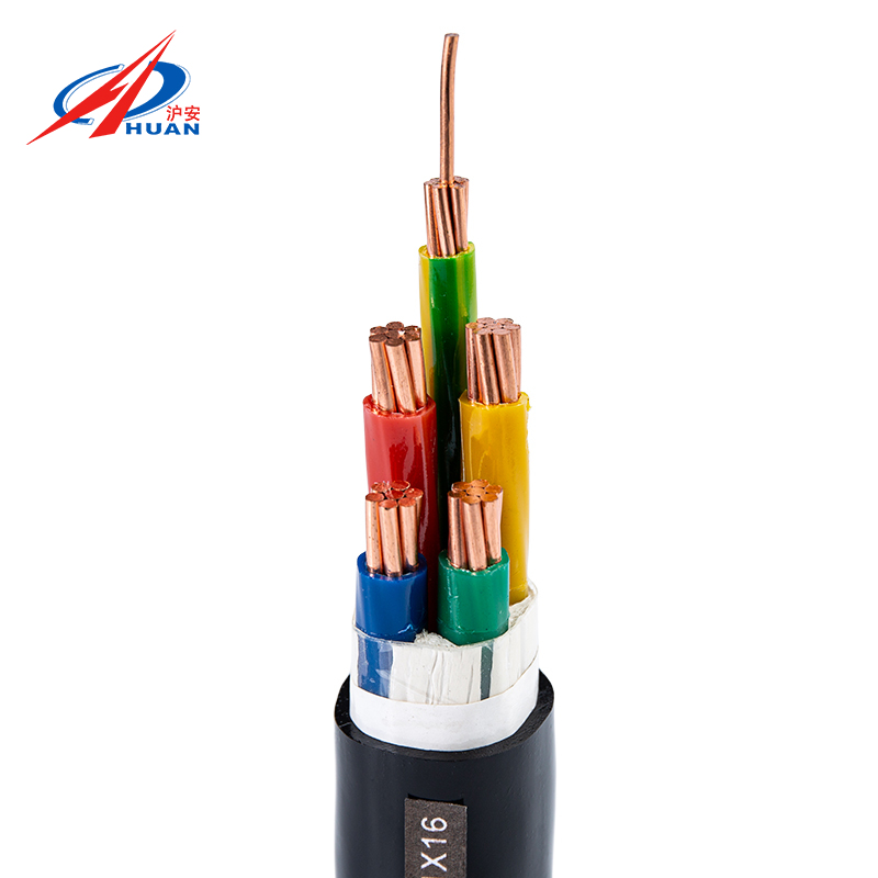 WDZ-YJY 0,6/1KV Câble d'alimentation ignifuge isolé en polyéthylène réticulé à noyau de cuivre, gaine de protection en polyoléfine sans halogène, à faible fumée