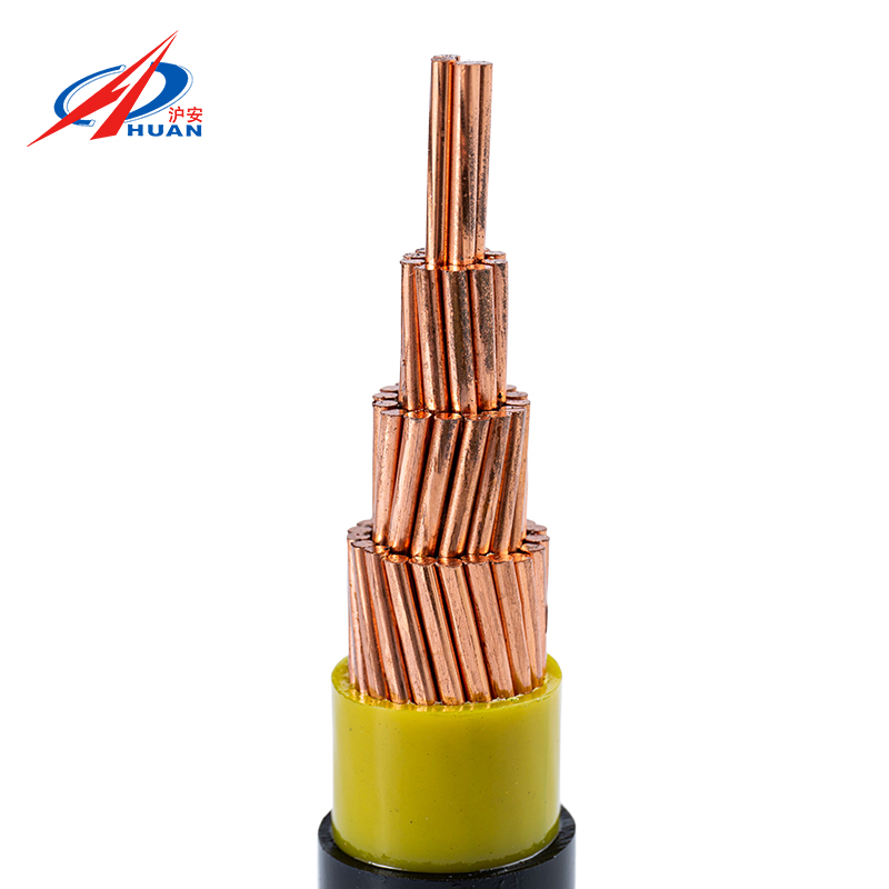WDZ-YJY 0,6/1KV Câble d'alimentation ignifuge isolé en polyéthylène réticulé à noyau de cuivre, gaine de protection en polyoléfine sans halogène, à faible fumée